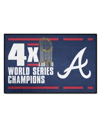 Atlanta Braves Starter Mat Dynasty by   