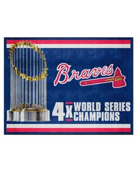 Atlanta Braves 8x10 Rug Dynasty by   