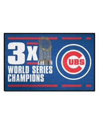 Chicago Cubs Starter Mat Dynasty by   