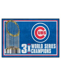 Chicago Cubs 5x8 Rug Dynasty by   