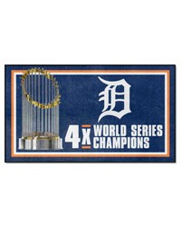 Detroit Tigers 3x5 Rug Dynasty by   