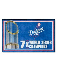 Los Angeles Dodgers 4x6 Rug Dynasty by   