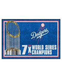 Los Angeles Dodgers 5x8 Rug Dynasty by   