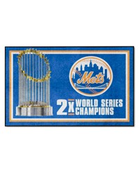 New York Mets 4x6 Rug Dynasty by   