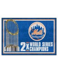 New York Mets 5x8 Rug Dynasty by   