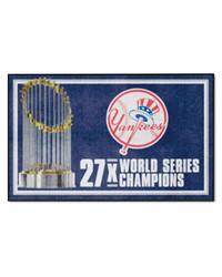 New York Yankees 4x6 Rug Dynasty by   