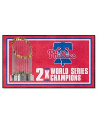 Philadelphia Phillies 3x5 Rug Dynasty by   