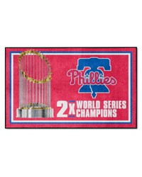 Philadelphia Phillies 4x6 Rug Dynasty by   