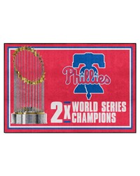 Philadelphia Phillies 5x8 Rug Dynasty by   