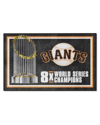 San Francisco Giants 4x6 Rug Dynasty by   