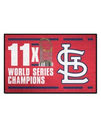 St. Louis Cardinals Starter Mat Dynasty by   