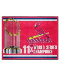 St. Louis Cardinals 8x10 Rug Dynasty by   