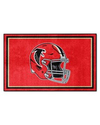 Atlanta Falcons 4x6 Rug Retro by   