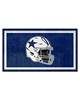 Fan Mats  LLC Dallas Cowboys 3x5 Rug Retro Blue