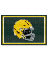 Green Bay Packers 5x8 Rug Retro by   