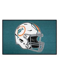 Miami Dolphins Starter Mat Retro by   