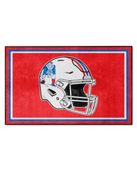 New England Patriots 4x6 Rug Retro by   