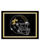 Fan Mats  LLC New Orleans Saints 8x10 Rug Black