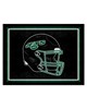 Fan Mats  LLC New York Jets 8x10 Rug Black