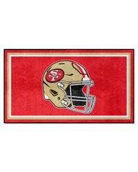 San Francisco 49ers 3x5 Rug Retro by   