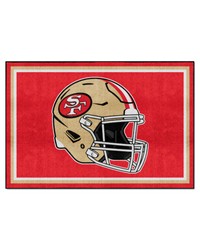 San Francisco 49ers 5x8 Rug Retro by   