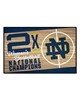 Fan Mats  LLC Notre Dame Fighting Irish Starter Mat Dynasty Tan