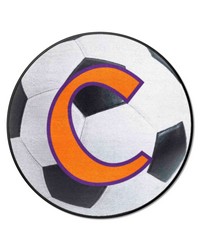 Clemson Tigers Soccer Ball Mat by   