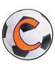 Fan Mats  LLC Clemson Tigers Soccer Ball Mat White