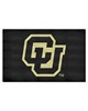 Fan Mats  LLC Colorado Buffaloes Starter Mat Uniform Black