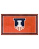 Fan Mats  LLC Illinois Illini 3x5 Rug Orange