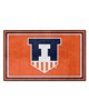 Fan Mats  LLC Illinois Illini 4x6 Rug Orange