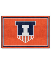 Illinois Illini 5x8 Rug by   