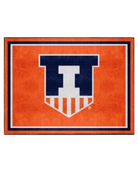 Illinois Illini 8x10 Rug by   