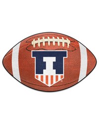 Illinois Illini Football Mat by   