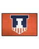 Fan Mats  LLC Illinois Illini Starter Mat Orange