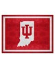 Fan Mats  LLC Indiana Hooisers 8x10 Rug Red