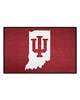 Fan Mats  LLC Indiana Hooisers Starter Mat Red