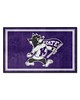 Fan Mats  LLC Kansas State Wildcats 4x6 Rug Purple