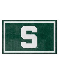 Michigan State Spartans 4x6 Rug by   