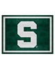 Fan Mats  LLC Michigan State Spartans 8x10 Rug Green