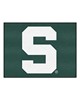 Fan Mats  LLC Michigan State Spartans All-Star Mat Green