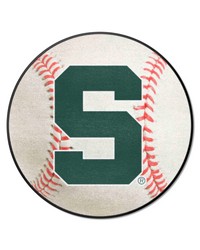 Michigan State Spartans Baseball Mat by   