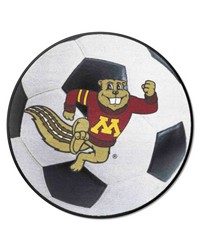 Minnesota Golden Gophers Soccer Ball Mat by   