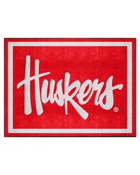 Nebraska Cornhuskers 8x10 Rug by   