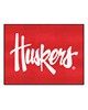 Fan Mats  LLC Nebraska Cornhuskers All-Star Mat Red