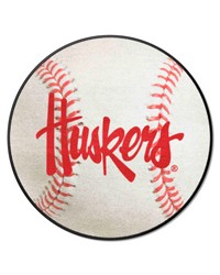 Nebraska Cornhuskers Baseball Mat by   