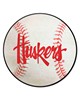 Fan Mats  LLC Nebraska Cornhuskers Baseball Mat White