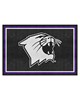 Fan Mats  LLC Northwestern Wildcats 5x8 Rug Purple