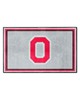 Fan Mats  LLC Ohio State Buckeyes 4x6 Rug Gray