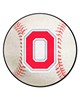 Fan Mats  LLC Ohio State Buckeyes Baseball Mat White